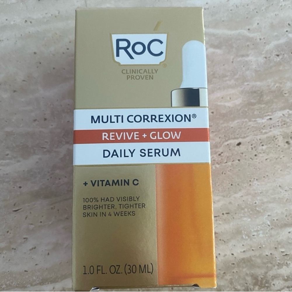 NEW RoC Skincare Multi Correxion Revive + Glow Daily Serum with Vitamin C